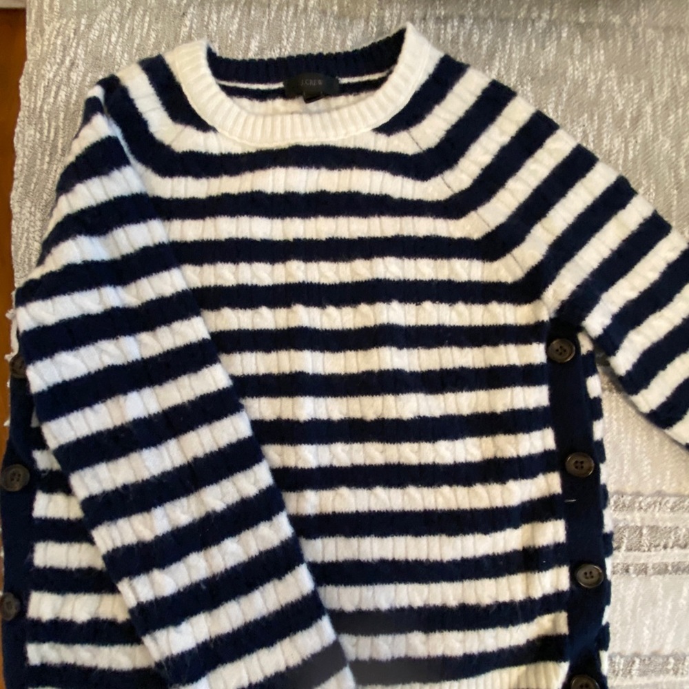 J. Crew side button sweater